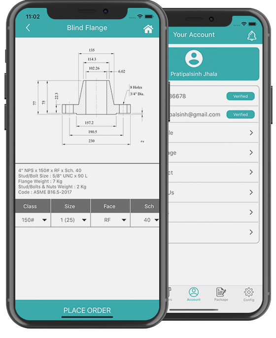 Engidraft mobile application mockup